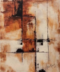 Aisha Mahmood, 18 x 24 Inch, Acrylic on Canvas, Abstract Painting, AC-AIMD-106 Aisha Mahmood, 18 x 24 Inch, Acrylic on Canvas, Abstract Painting, AC-AIMD-106